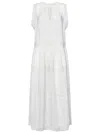 Ulla Johnson Pearl White Thalia Maxi Dress In White