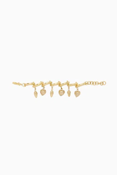 Ulla Johnson Petal Charm Bracelet In Brass