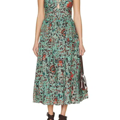 Ulla Johnson Women's Phoebe Cut-out Midi-dress In Jade