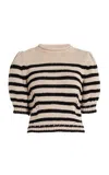 Ulla Johnson Pia Cotton Top In Stripe