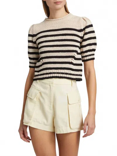 Ulla Johnson Pia Striped Knit Top In Sailor Stripe In Multi