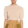 Ulla Johnson Pia Top In Cowrie In Brown
