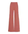 Ulla Johnson Bianca Flared High-waist Jeans In Pink