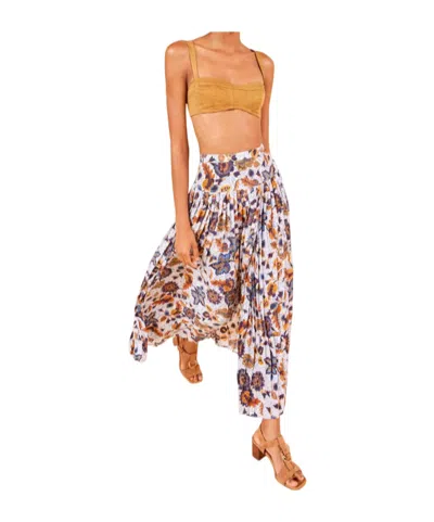 Ulla Johnson Pleated Skirts In Multicolor