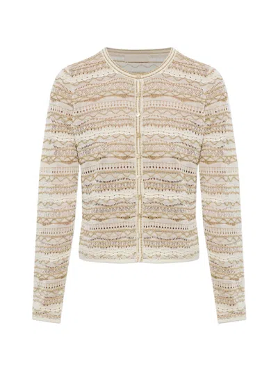 Ulla Johnson Pointelle-knit Button-up Cardigan In Neutral