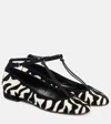 Ulla Johnson Polline Leather Ballet Flats In Brown