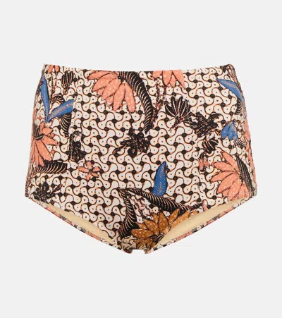 Ulla Johnson Porto Printed Bikini Bottoms In Jasmine