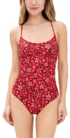 Ulla Johnson Positano One-piece Swimsuit In Coral