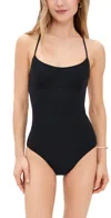 Ulla Johnson Positano Maillot Noir In Noir