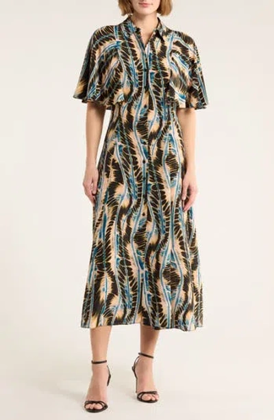 Ulla Johnson Print Silk Shirtdress In Blue
