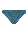 Ulla Johnson Printed Bikini Briefs In Blue