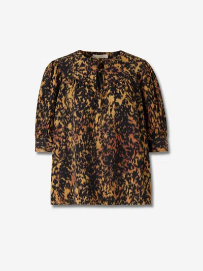 ULLA JOHNSON ULLA JOHNSON PRINTED BLOUSE