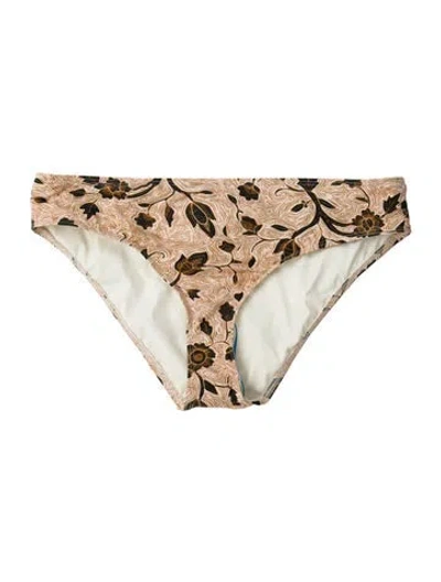 Pre-owned Ulla Johnson Printed Bottoms In Neutral