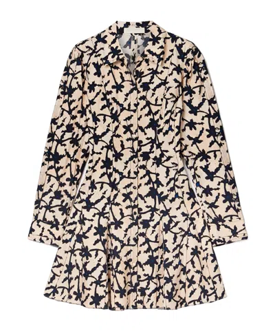 Ulla Johnson Printed Crepe Mini Dress In Multi