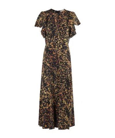 ULLA JOHNSON PRINTED DRESS