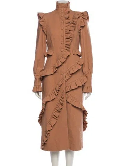Pre-owned Ulla Johnson Printed Jacket In Neutral