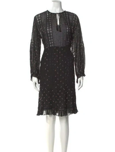 Pre-owned Ulla Johnson Printed Knee-length Dress In Multi