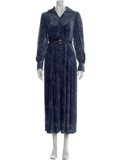 Pre-owned Ulla Johnson Printed Long Dress