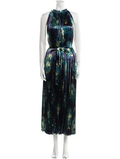 Pre-owned Ulla Johnson Printed Long Dress W/ Tags In Multi