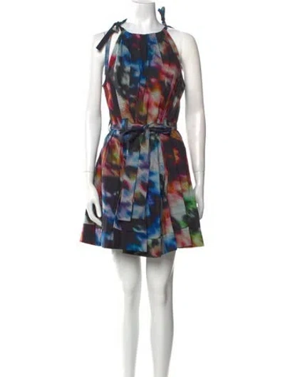 Pre-owned Ulla Johnson Printed Long Dress W/ Tags In Multi