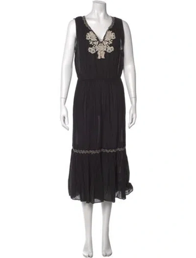 Pre-owned Ulla Johnson Printed Midi Length Dress
