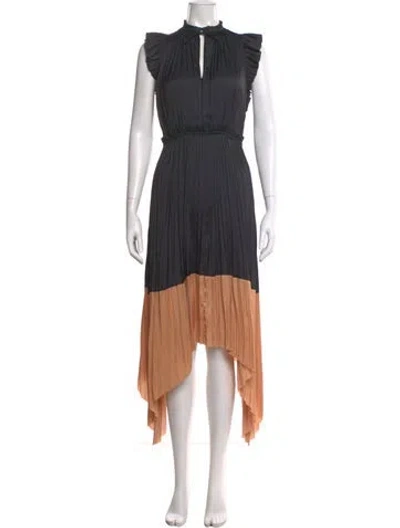 Pre-owned Ulla Johnson Printed Midi Length Dress In Pink