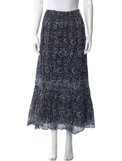 Pre-owned Ulla Johnson Printed Midi Length Skirt