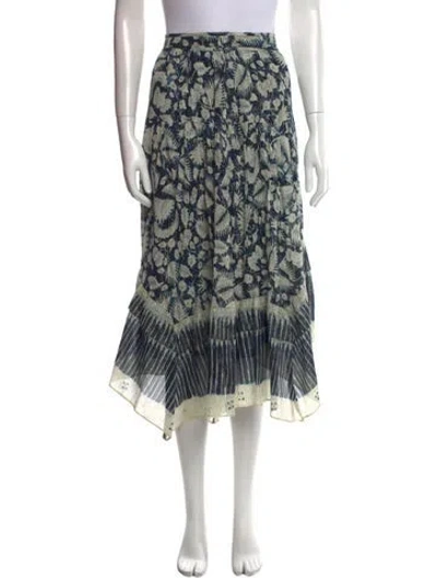 Pre-owned Ulla Johnson Printed Midi Length Skirt