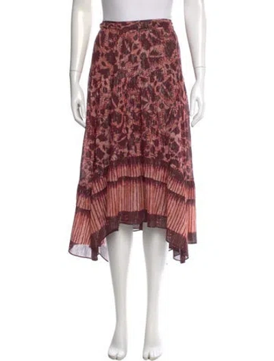 Pre-owned Ulla Johnson Printed Midi Length Skirt