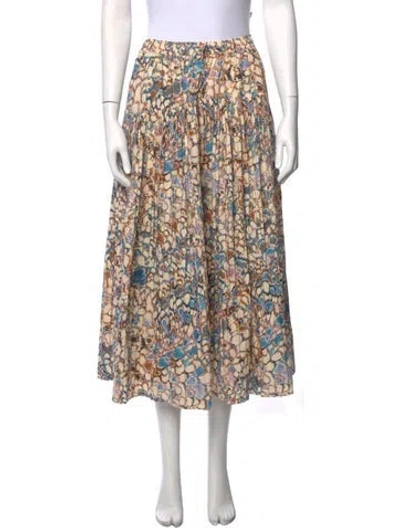 Pre-owned Ulla Johnson Printed Midi Length Skirt