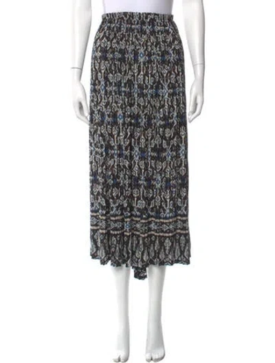 Pre-owned Ulla Johnson Printed Midi Length Skirt In Multi