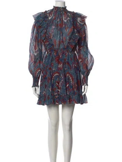 Pre-owned Ulla Johnson Printed Mini Dress