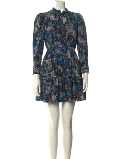 Pre-owned Ulla Johnson Printed Mini Dress In Multi