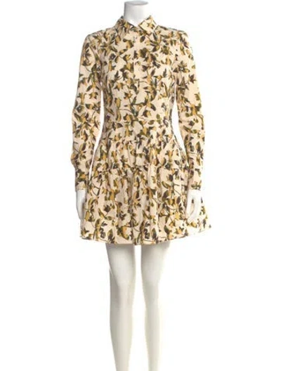 Pre-owned Ulla Johnson Printed Mini Dress In Multi