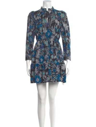 Pre-owned Ulla Johnson Printed Mini Dress In Multi