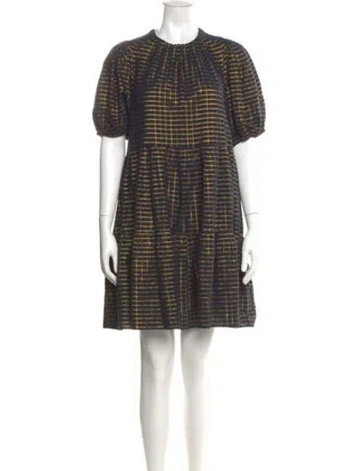 Pre-owned Ulla Johnson Printed Mini Dress In Multi