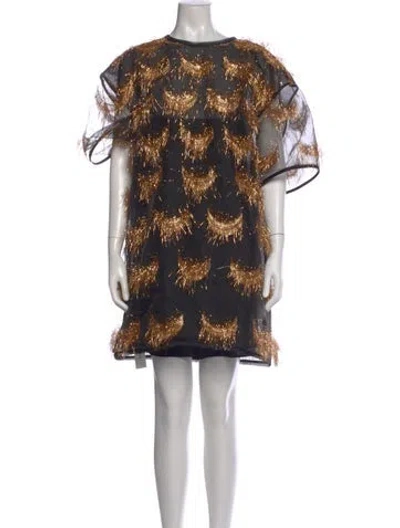 Pre-owned Ulla Johnson Printed Mini Dress In Multi