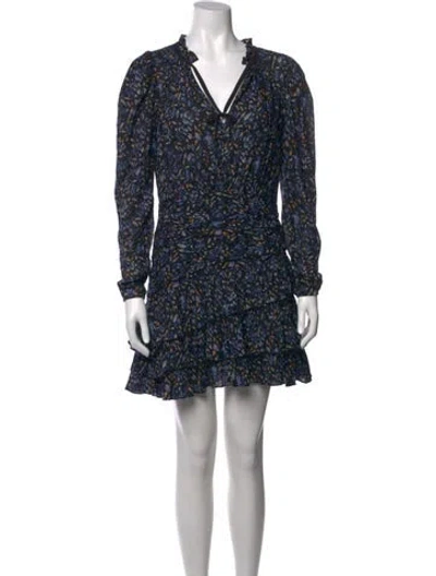 Pre-owned Ulla Johnson Printed Mini Dress In Multi