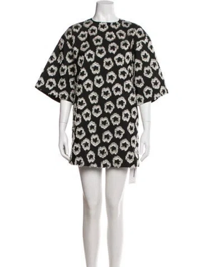 Pre-owned Ulla Johnson Printed Mini Dress W/ Tags In Blue