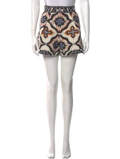 Pre-owned Ulla Johnson Printed Mini Shorts