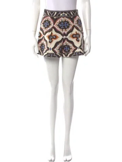 Pre-owned Ulla Johnson Printed Mini Shorts