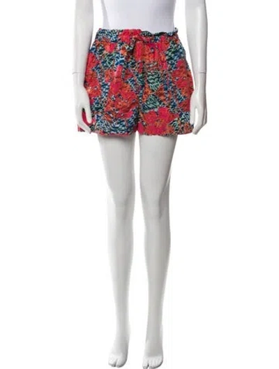Pre-owned Ulla Johnson Printed Mini Shorts In Neutral