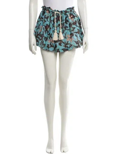 Pre-owned Ulla Johnson Printed Mini Shorts In Neutral
