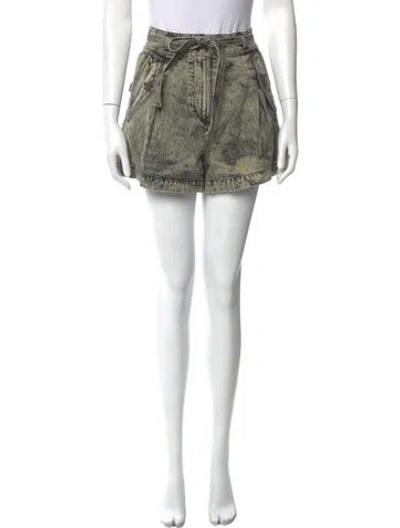 Pre-owned Ulla Johnson Printed Mini Shorts In Neutral