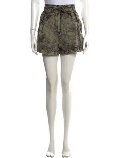 Pre-owned Ulla Johnson Printed Mini Shorts In Neutrals