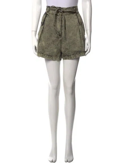 Pre-owned Ulla Johnson Printed Mini Shorts In Neutrals