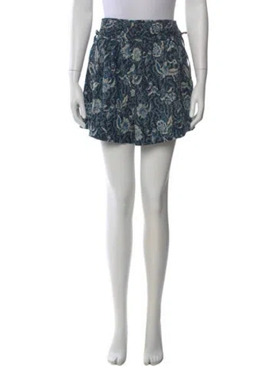 Pre-owned Ulla Johnson Printed Mini Shorts W/ Tags In Multi