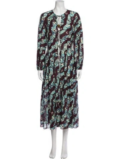 Pre-owned Ulla Johnson Printed One-piece In Multi