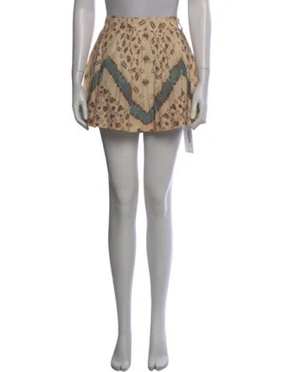 Pre-owned Ulla Johnson Printed Shorts In Neutral