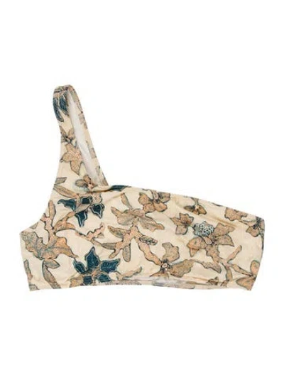 Pre-owned Ulla Johnson Printed Top In Neutral